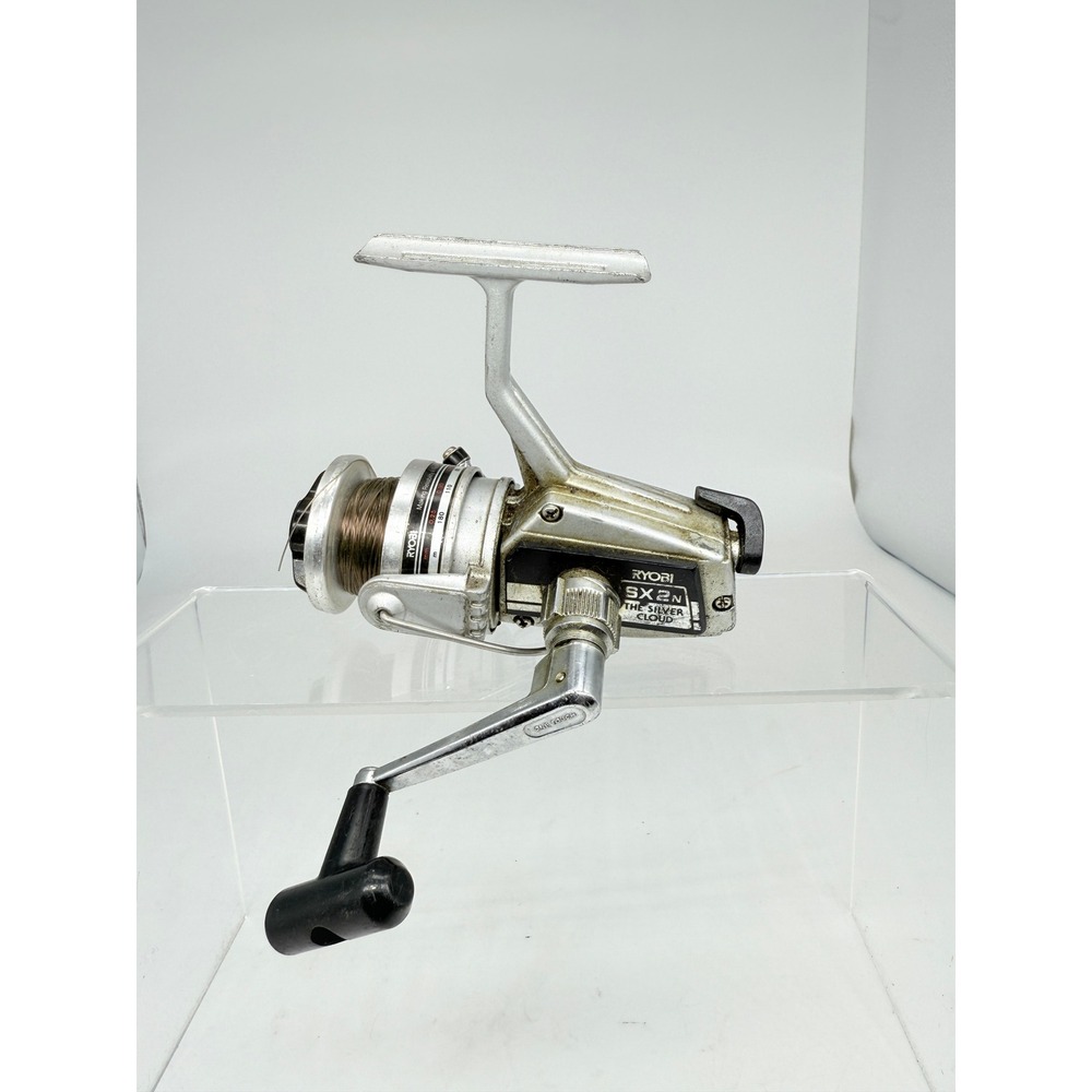 Vtg‎ Ryobi SX2N Silver Cloud Spinning Fishing Reel Made in Japan